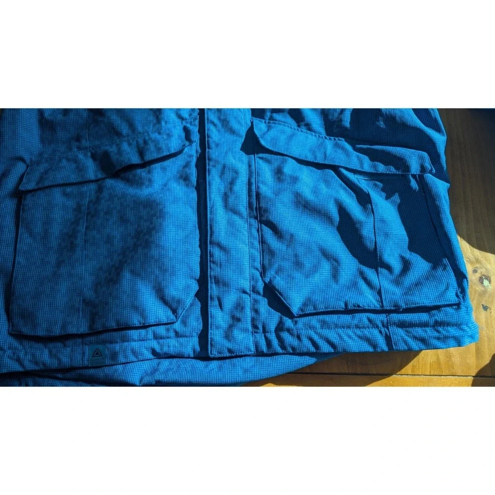 Men's Blue Ripzone Micro-Lite Waterproof Hooded Ski Snowboard Jacket‎